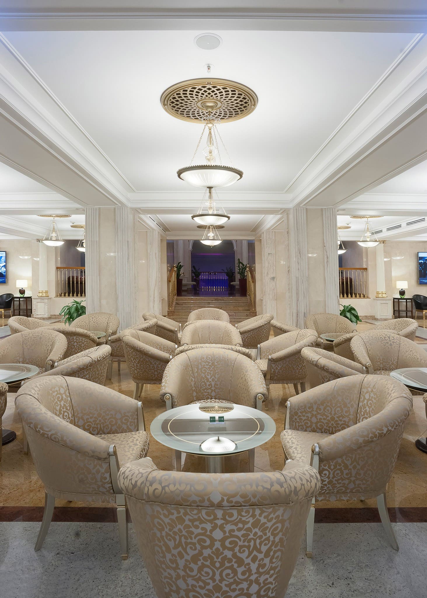 интерьерная съемка холла отеля в Москве
