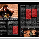 Журнальная публикация Фотографии Джо Лин Тернера в журнале для музыкантов