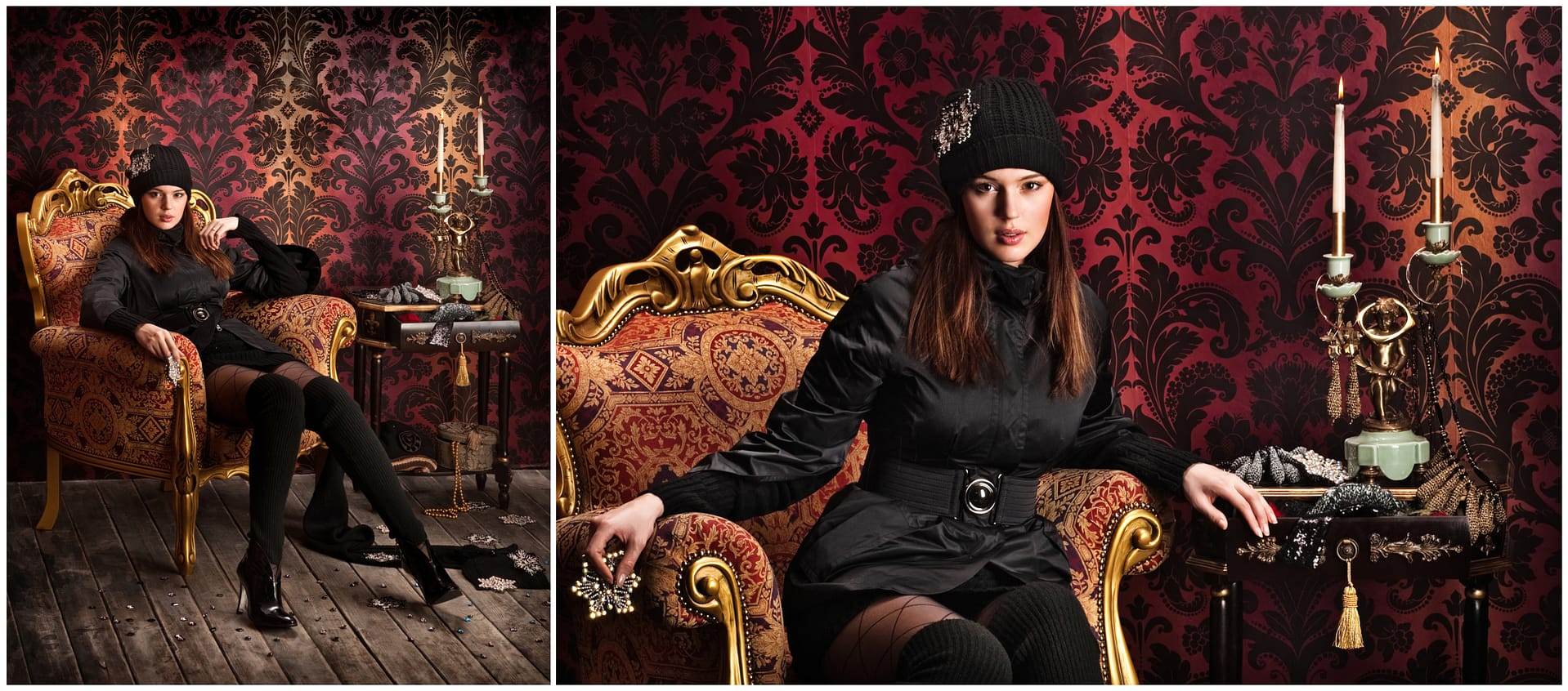 в модельное портфолио