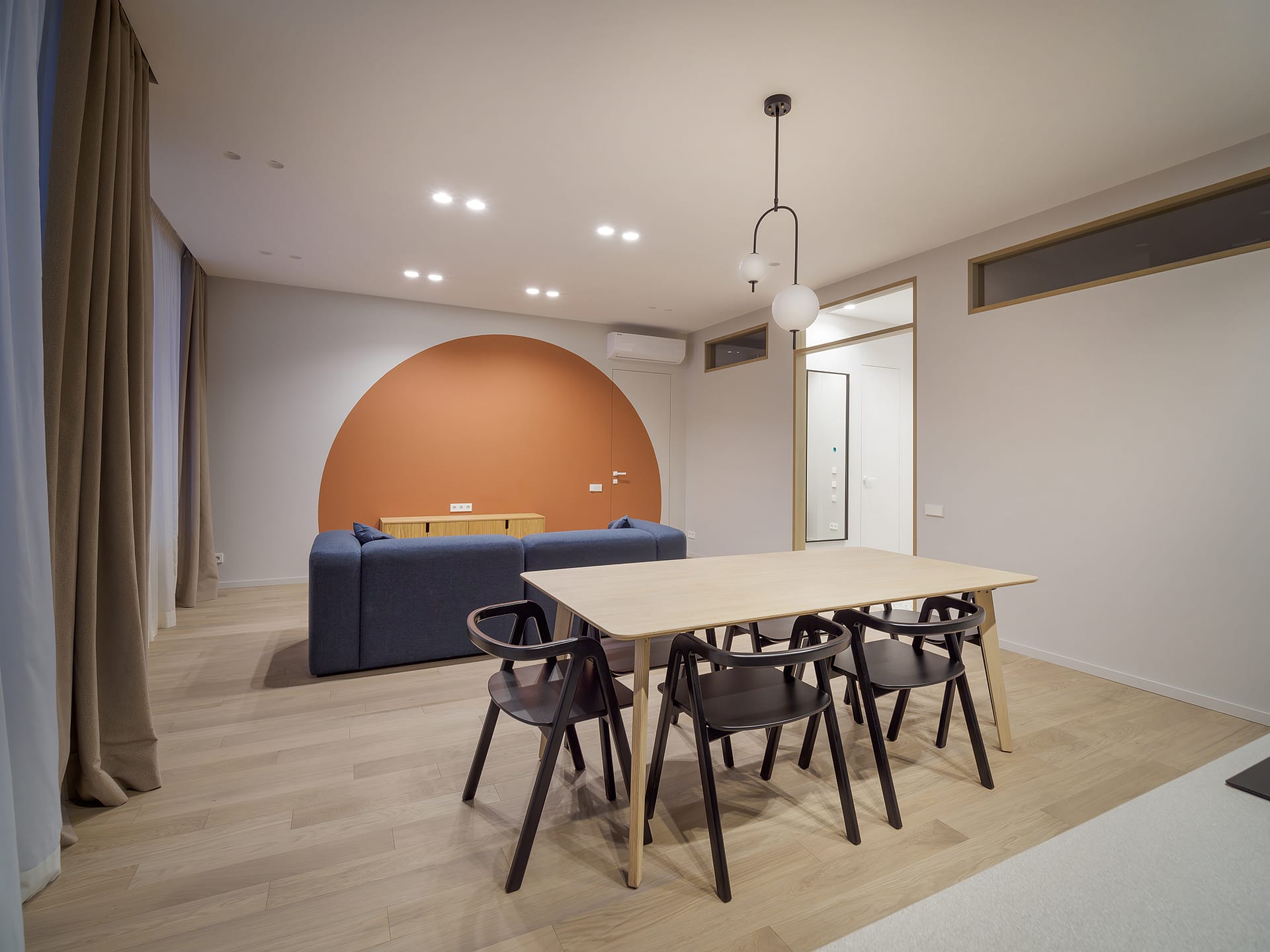 Интерьерная фотосъемка лофта в стиле лофт для продажи недвижимости у станции МЦД Тушинская