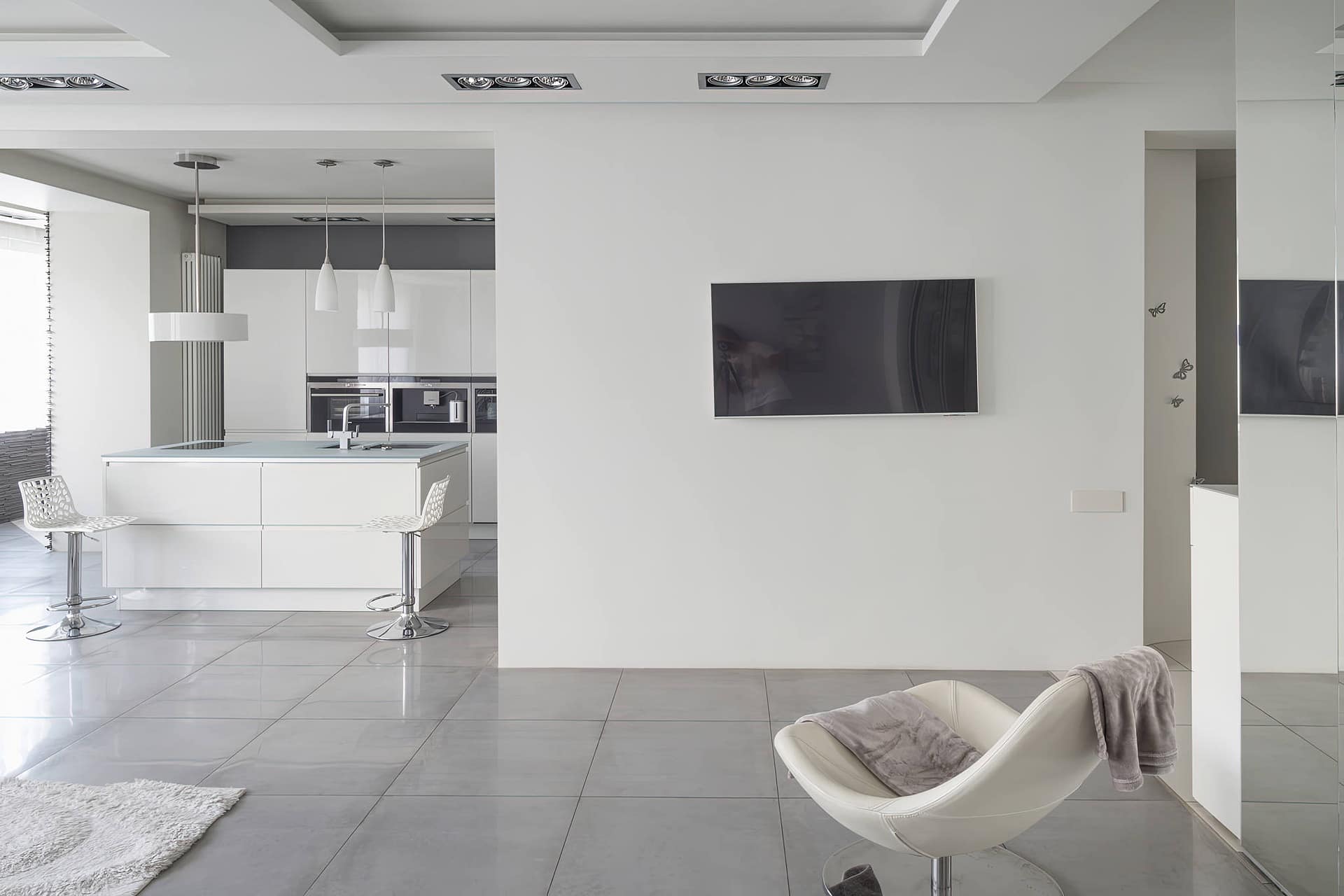 Профессиональная фотосъемка интерьера в стиле ар-деко в ЖК Режиссер у метро Минская